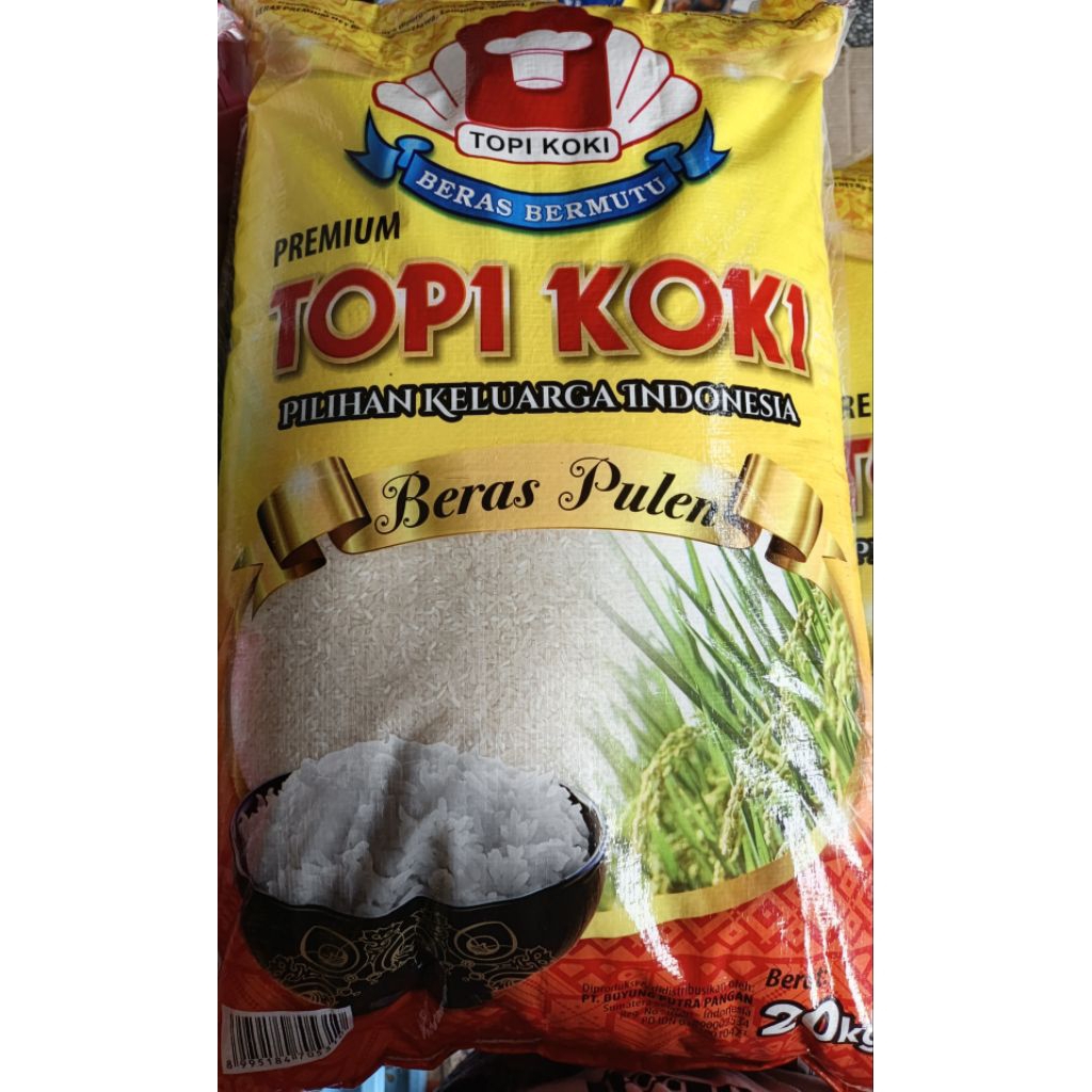 TOPI KOKI BERAS 20KG 1SAK