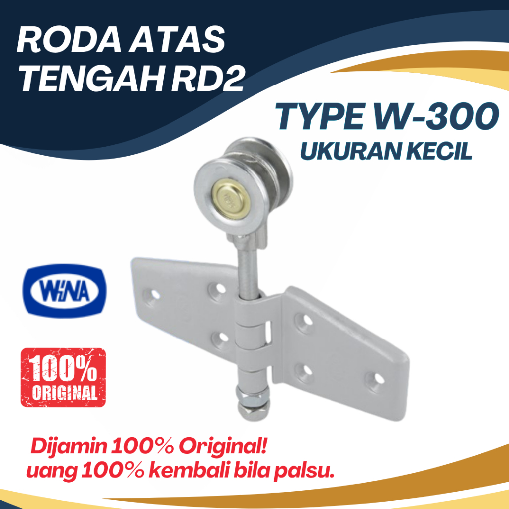Roda Atas Tengah RD2 Wina W300 Roda Atas Pintu Garasi Wina