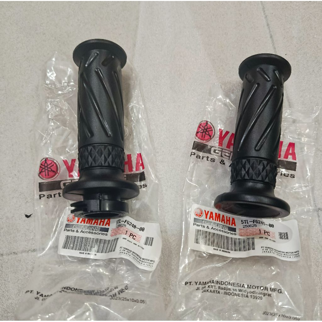 HANDGRIP KIRI & KANAN MIO, NOUVO, MIO SOUL ORIGINAL YAMAHA YGP 5TL-F6240-00 || 5TL-F6241-00
