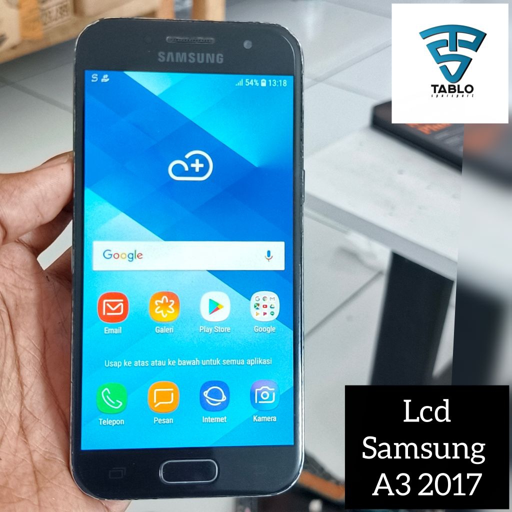 LCD plus frame Samsung A3 2017 A320 original copotan hp