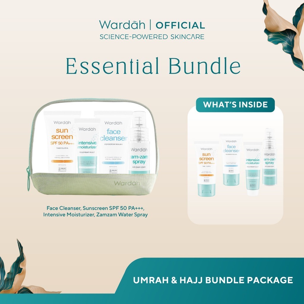 WARDAH Skincare Set Haji Umroh Bisa Sebagai Hampers Hadiah Istimewa VALUE PACKAGE