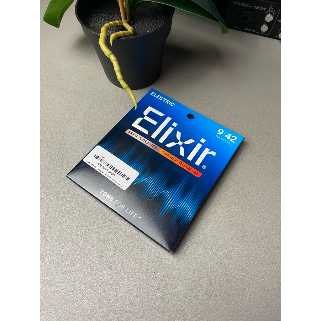 Senar gitar elektrik Elixir 09 nanoweb original