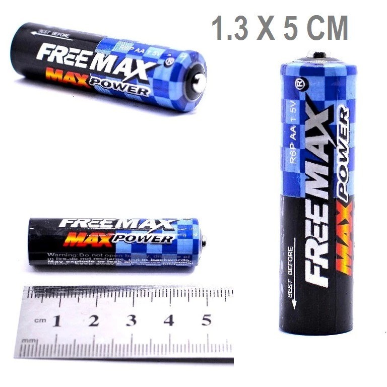 RAK 3C Baterai Aa Battery Besar Batre Flash Kamera Jam Dinding 1.3 X 5 Cm FREEMAX RANDOM