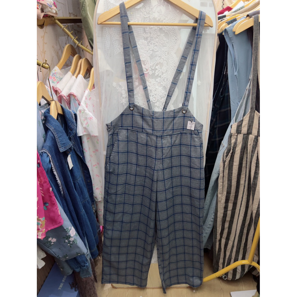 Jumpsuit/ jp perut tartan