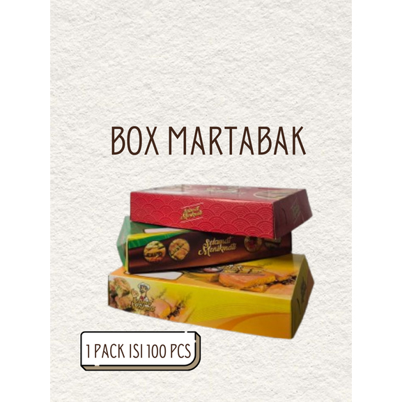 Kemasan Cantik / DP Custom Dus Martabak/ 1000pcs / 2000pcs