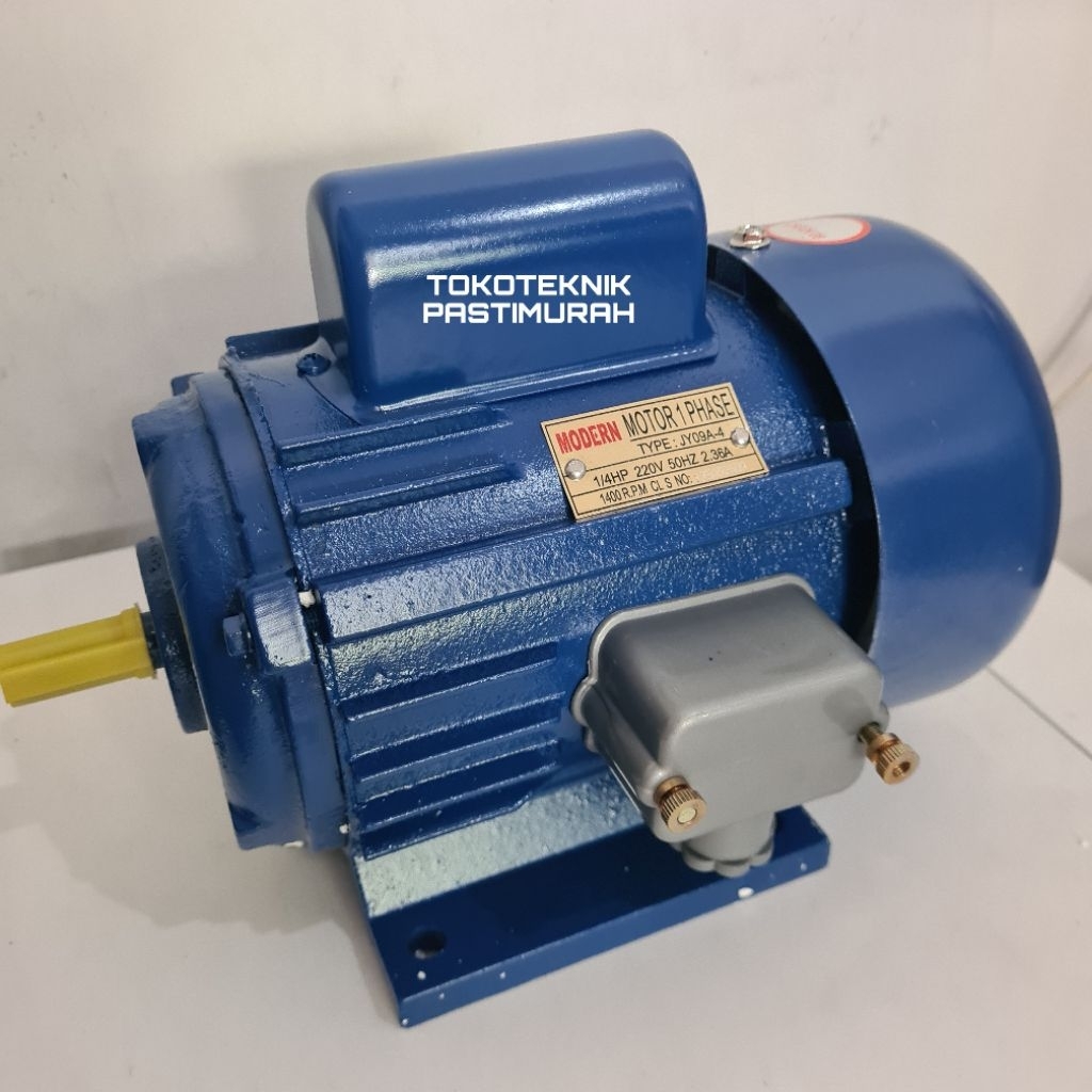 Modern Dinamo Penggerak 1/4 HP 1/2 HP 3/4 HP 1 HP Modern Elektro Motor 0.25 HP 0.5 HP 0.75 HP 1 HP /