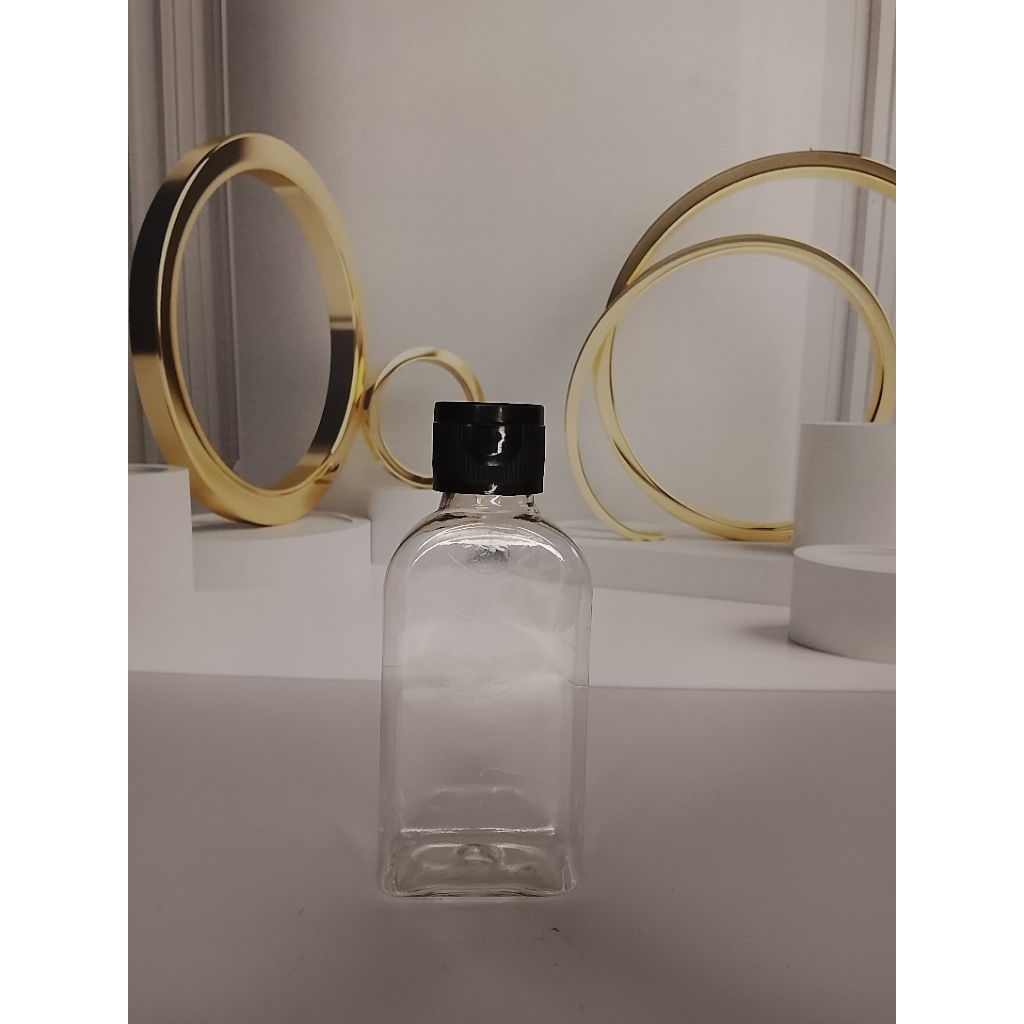 Botol 100ml gepeng tutup fliptop