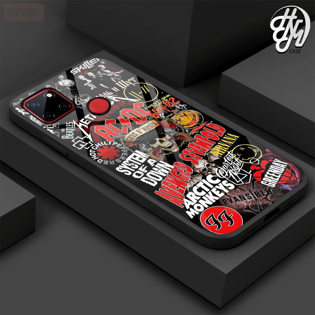 Casing Hp Untuk Realme C11 / C12 / C15 / C20 / C25 / C25s / Narzo 20 / 30A / 50A / 50i - Fashion Bla