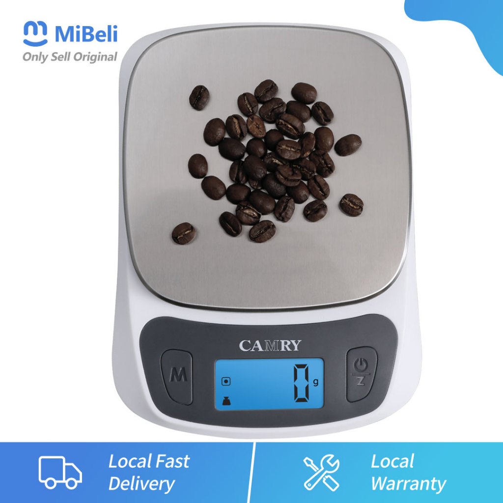 Timbangan Dapur Digital Presisi 0.1g, Kapasitas 5kg - Untuk Baking, Kue, Diet, Fitur Tara & Konversi