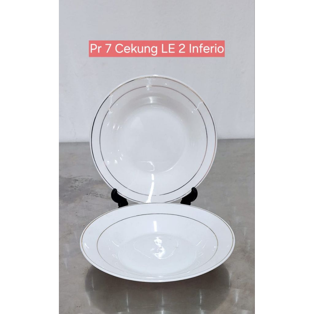 Piring Keramik Cantik Elegan untuk Rumah & usaha / Piring mangkok Makan Keramik Piring Porcelain Pir