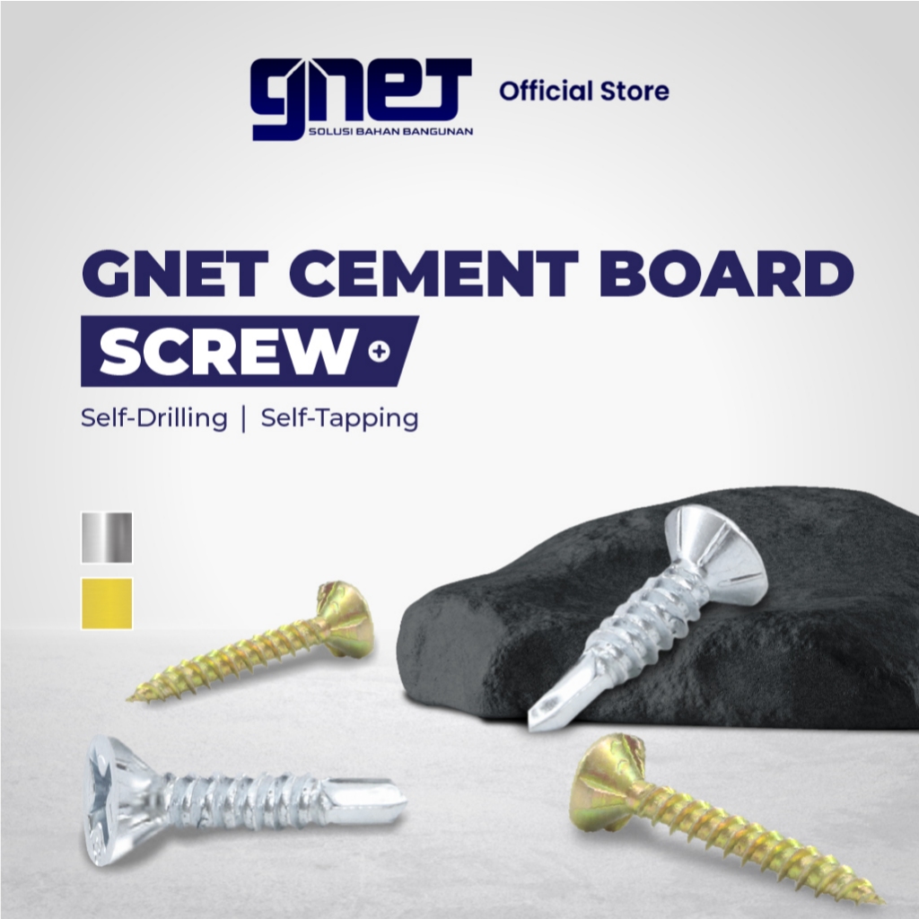 GNET Cement Board Screw | Skrup Papan Semen