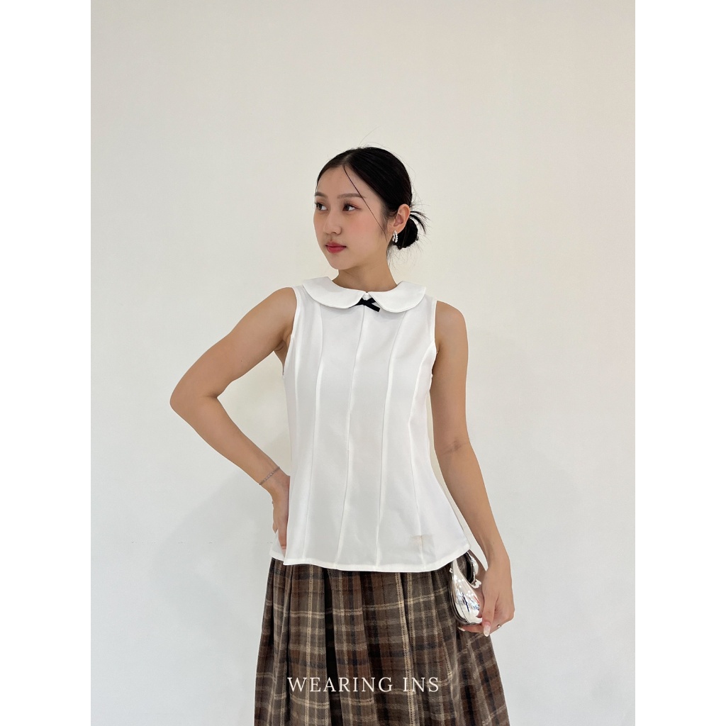 [WEARING INS] Lisa Top - Atasan Wanita Tanpa Lengan