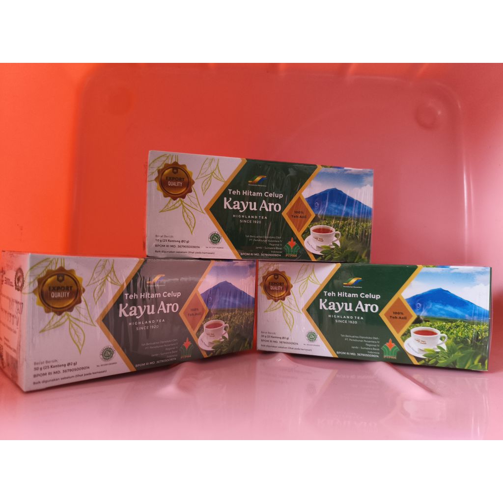 Teh Hitam Celup Kayu Aro