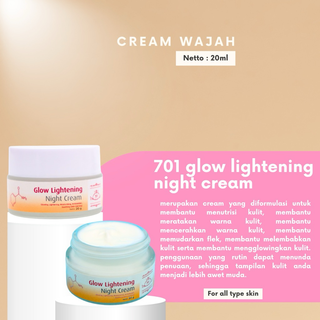 Cream 701 Collagen ( 1 pc ) BPOM