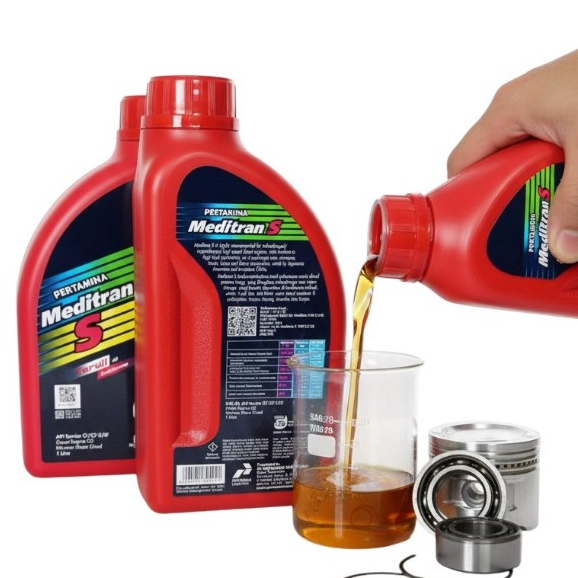 OLI MEDITRAN S SAE 40 1 LITER OLI PELUMAS MEDITRAN S SAE 40 1L PELUMAS KENDARAAN