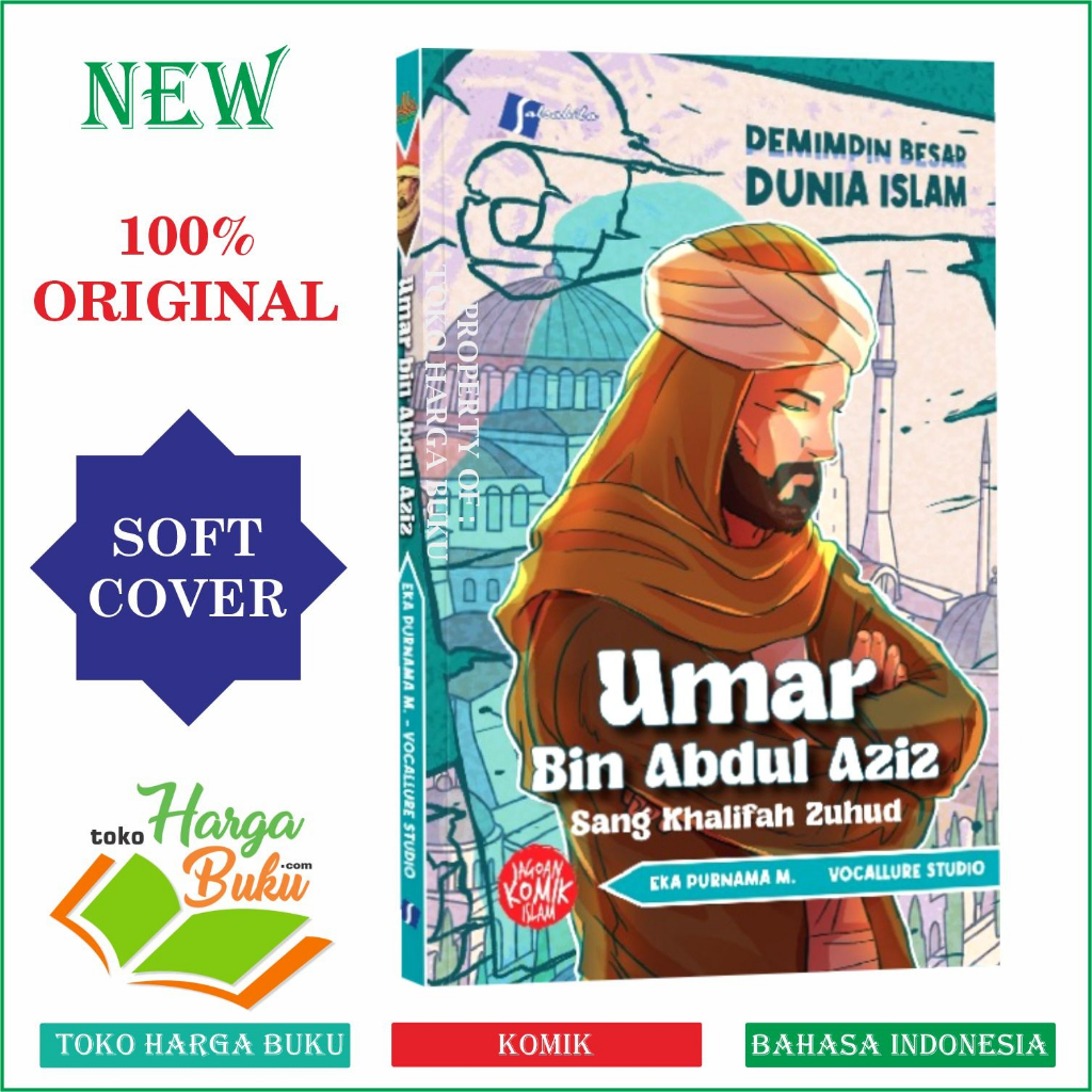 Foto Komik Umar bin Abdul Aziz Sang Khalifah Zuhud Buku Anak Pemimpin Besar Dunia Islam FULL COLOR Salsabila - Pustaka Al-Kautsar