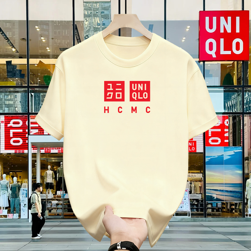 100% Original - UNIQLO Kaos Pria/Wanita Cotton Halus Ringan Jahitan Rapi