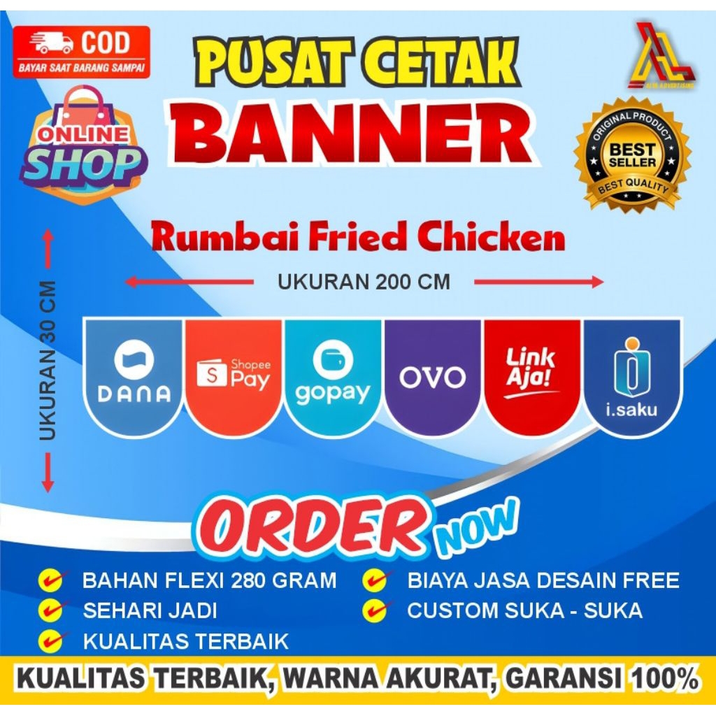 SPANDUK RUMBAI HIASAN RENDA KONTER, BRILINK,AGEN DLL