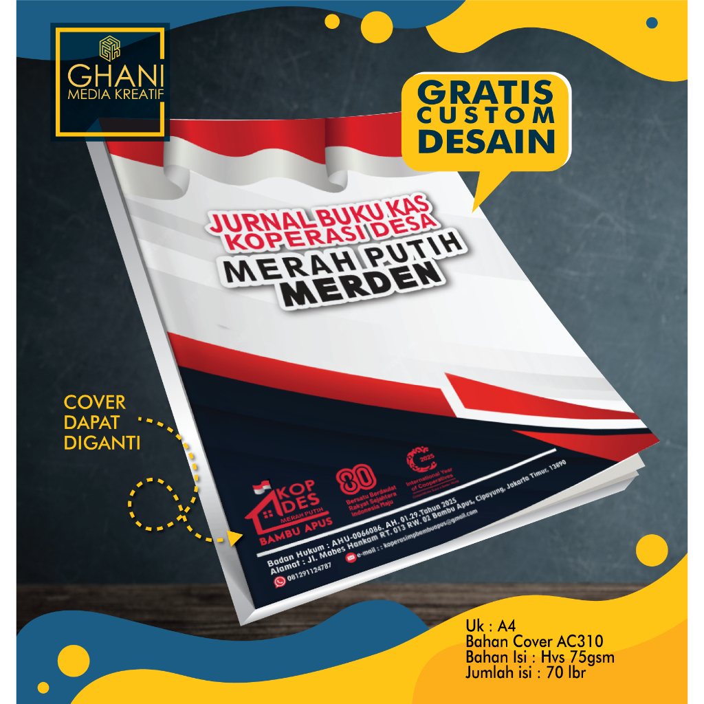 BUKU KAS KOPERASI MERAH PUTIH