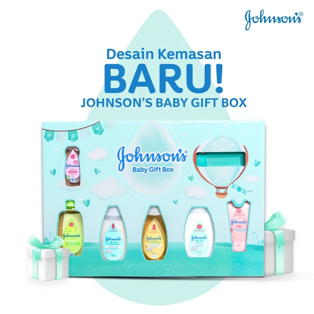 JOHNSON'S Baby Gift Box|Starter gift set for baby|baby gift
