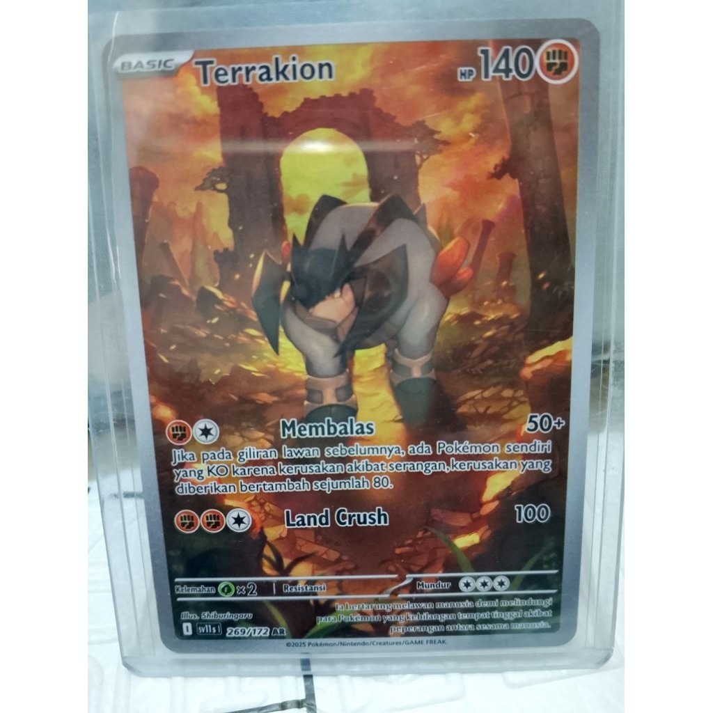 Pokemon TCG Terrakion AR ind