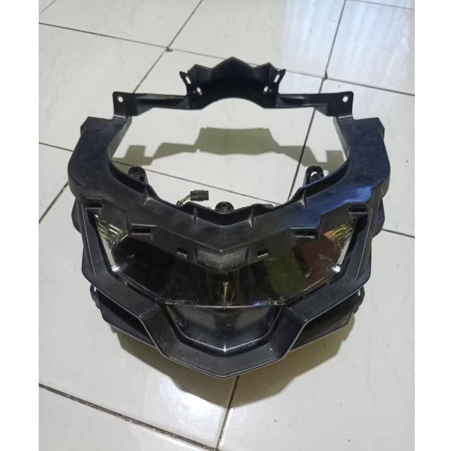 Cover depan Set Headlamp reflektor lampu depan Yamaha Mio Soul gt 125 LED