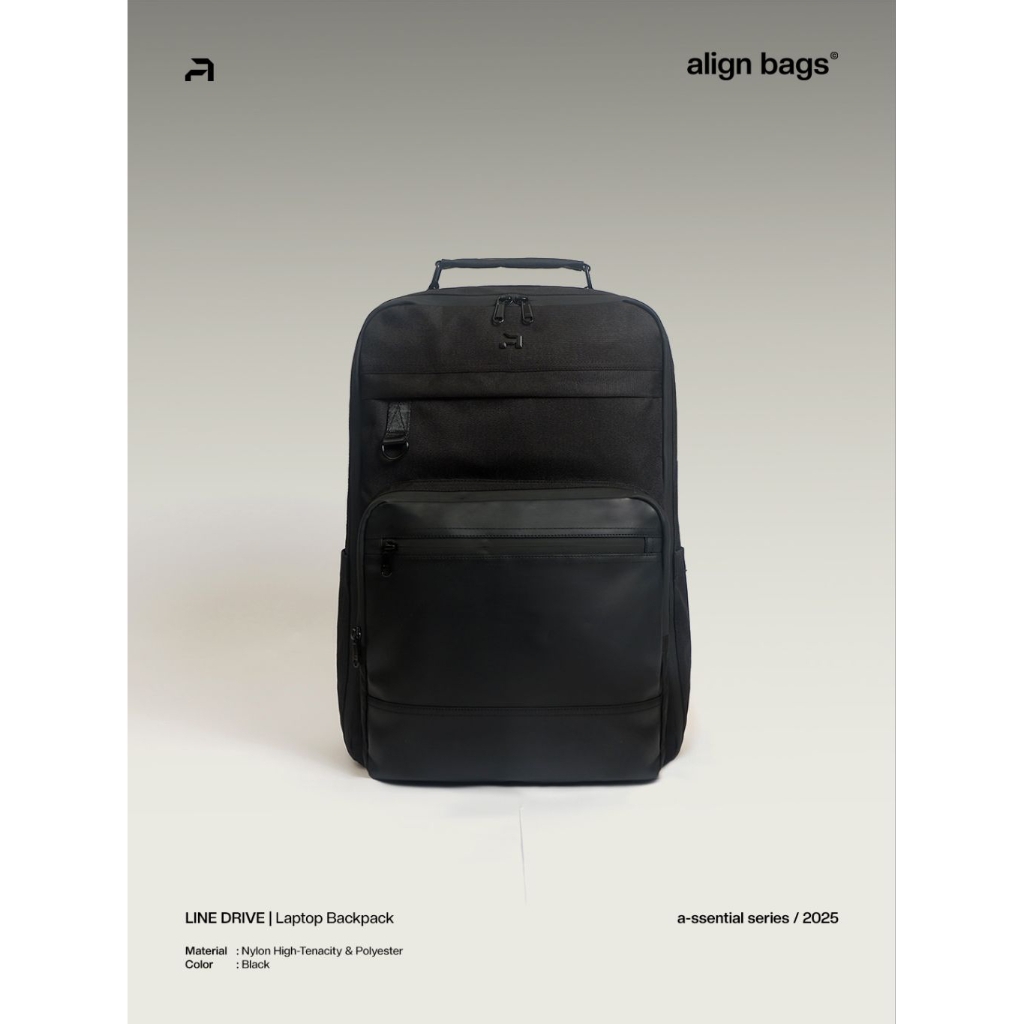LINE DRIVE BACKPACK - Backpack Laptop 15 inch - Anti Air / Waterproof - Backpack Pria & Wanita - Tas