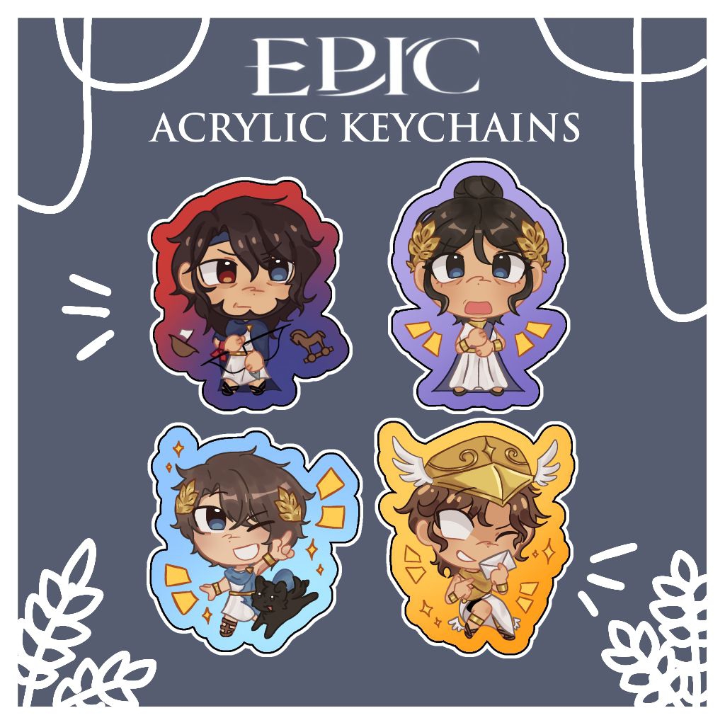 [PRE-ORDER] EPIC: The Musical Acrylic Keychains by Chip