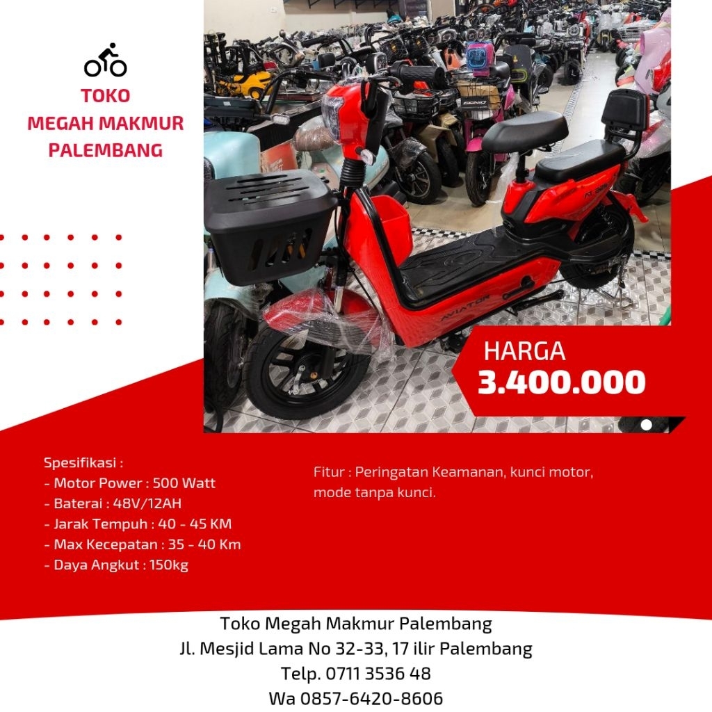 Sepeda Listrik Aviator AT 225
