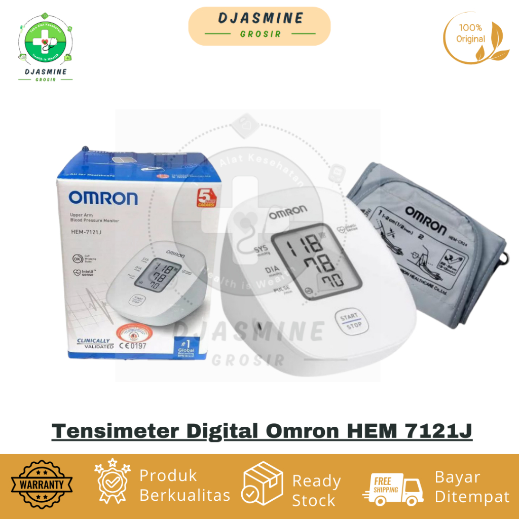 Tensimeter Digital Omron HEM 7121J / Blood Presure Monitor Omron 7121J