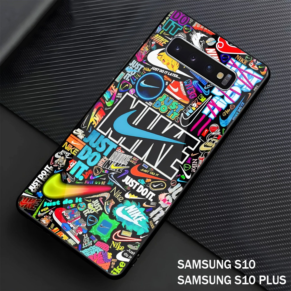 Softcase Kilau Glass Hp Terbaru Samung S10 PLUS I S10 silikon Hp Samsung S10 PLUS I S10 Case Mewah M