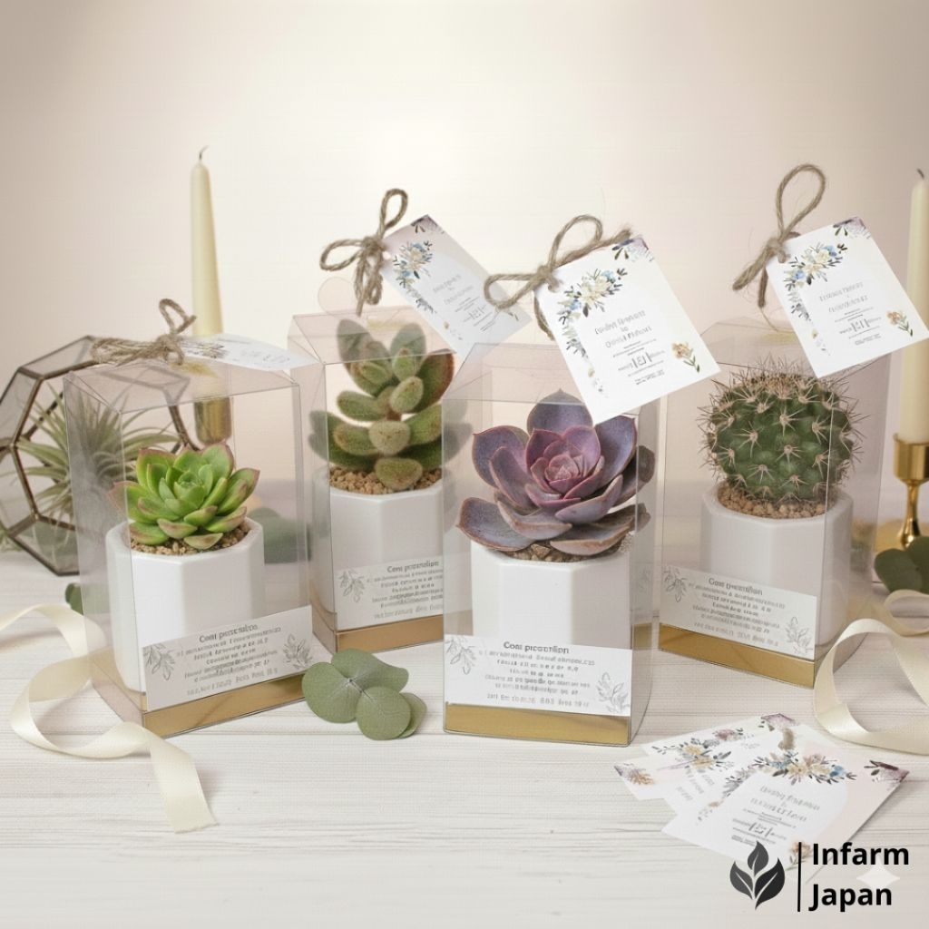 Souvenir Kaktus Suculen ( Free Kartu Ucapan) souvenir ulang tahun Souvenir Pernikahan Souvenir Lucu 