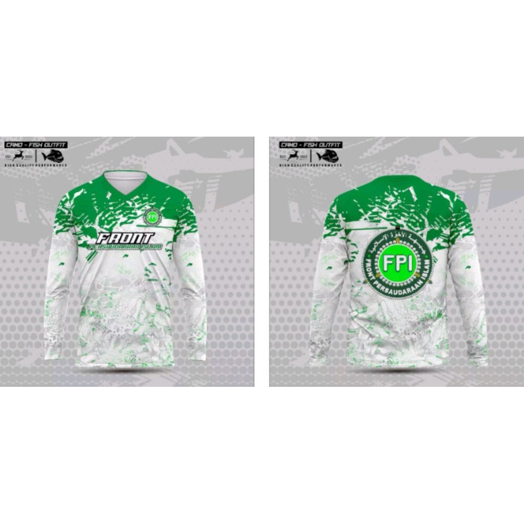 JERSEY FPI LENGAN PANJANG DEWASA DISTRO MOTIF