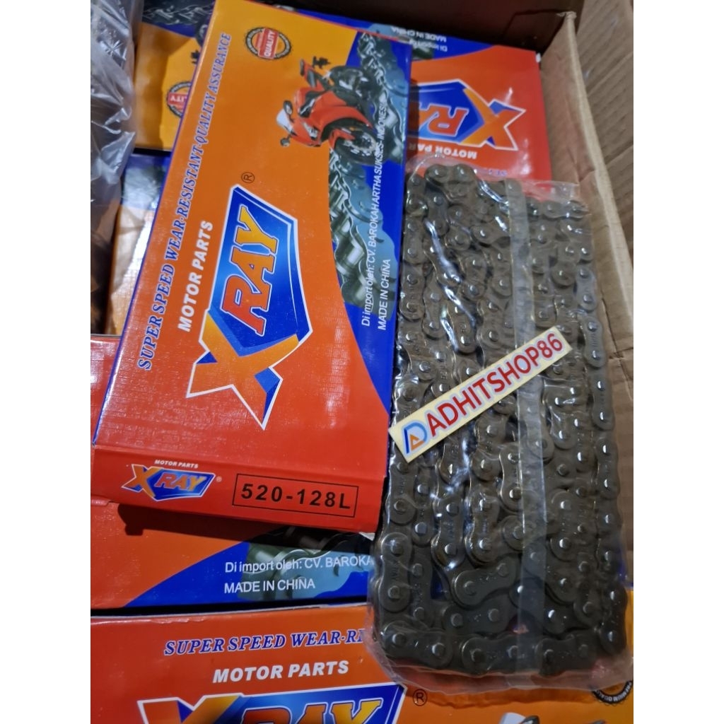 RANTAI  RANTE 520 128L RANTAI 520  KLX 250 NINJA 250 CBR 250 520 128