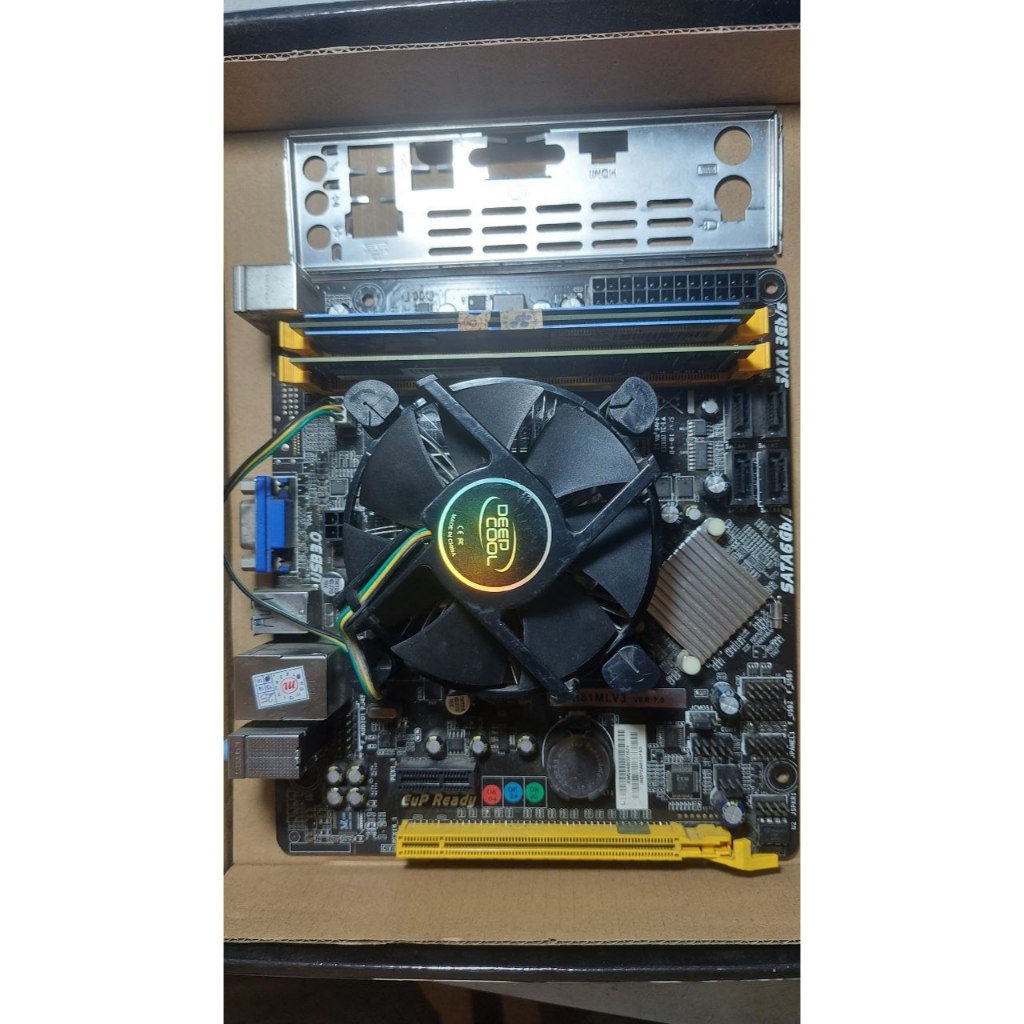 PAKE MOBO PROCIE INTEL Xeon 1225 V3 setara CORE I5 GEN 4 + RAM 8GB DDR + HSF DEEPCOOL