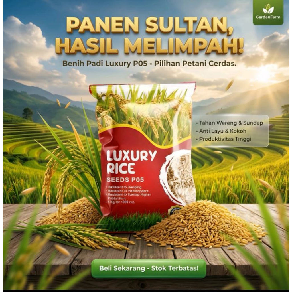 BENIH PADI P05 BIBIT PADI KEMASAN 10KG