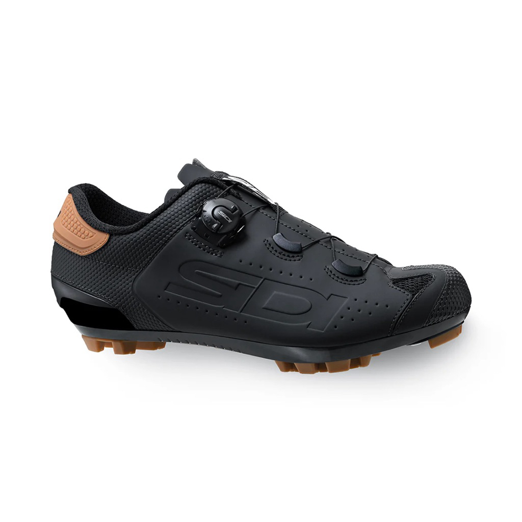 Sidi MTB Dust Black Black - Sepatu Cleat MTB Sidi Dust Aero