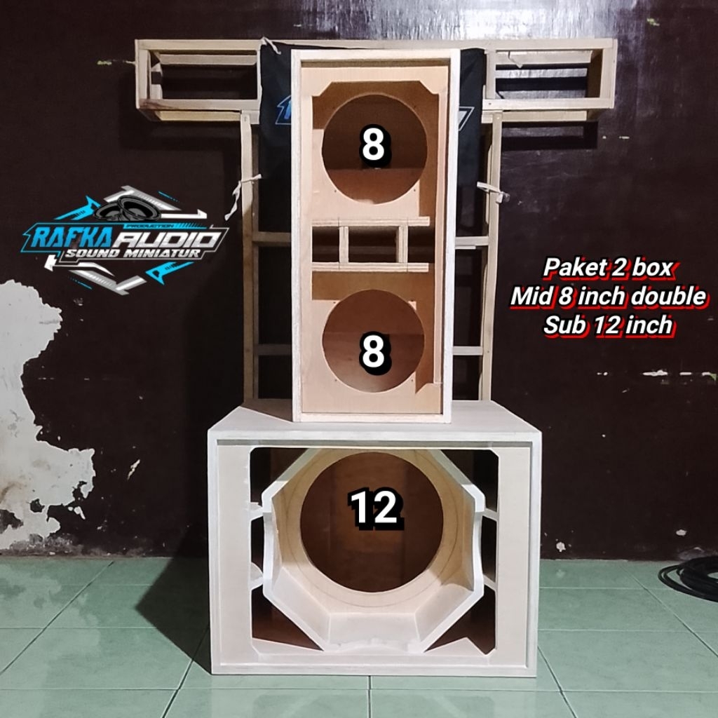 paket box 12 inch dan 8 inch double