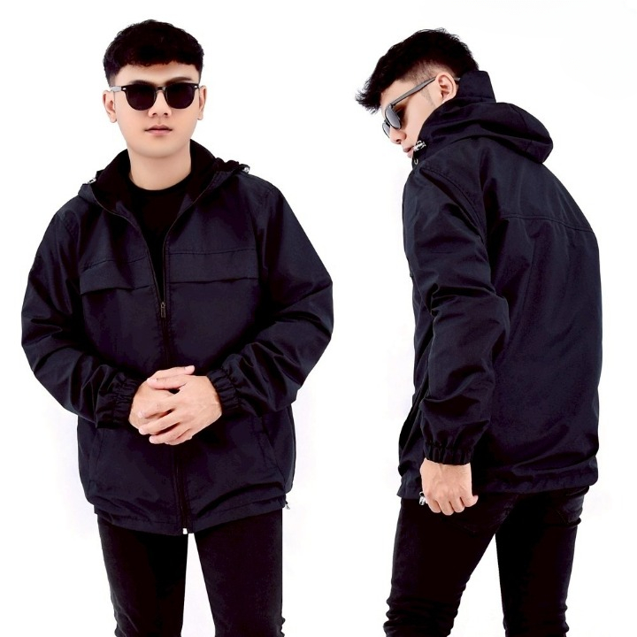 davsupply.co Anorak Jacket Hypersol Black Series SNSR Jaket Parka Musim Dingin