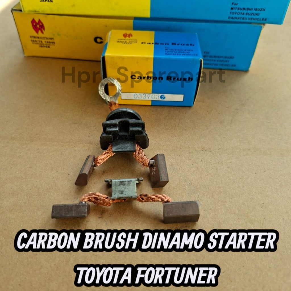 Arang Carbon Brush Dinamo Starter Toyota Fortuner Bensin Diesel Ks9