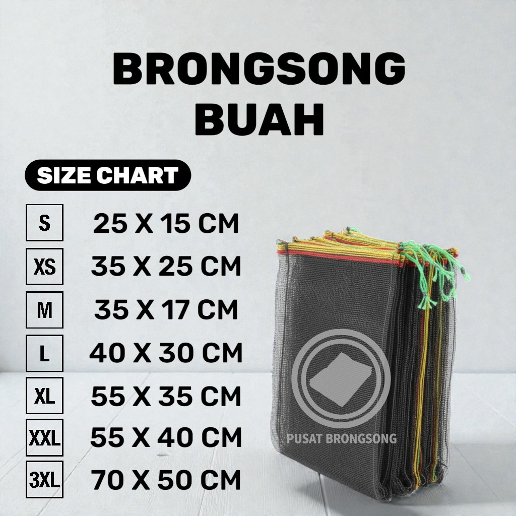 pembungkus buah brongsong klengkeng anggur jambu