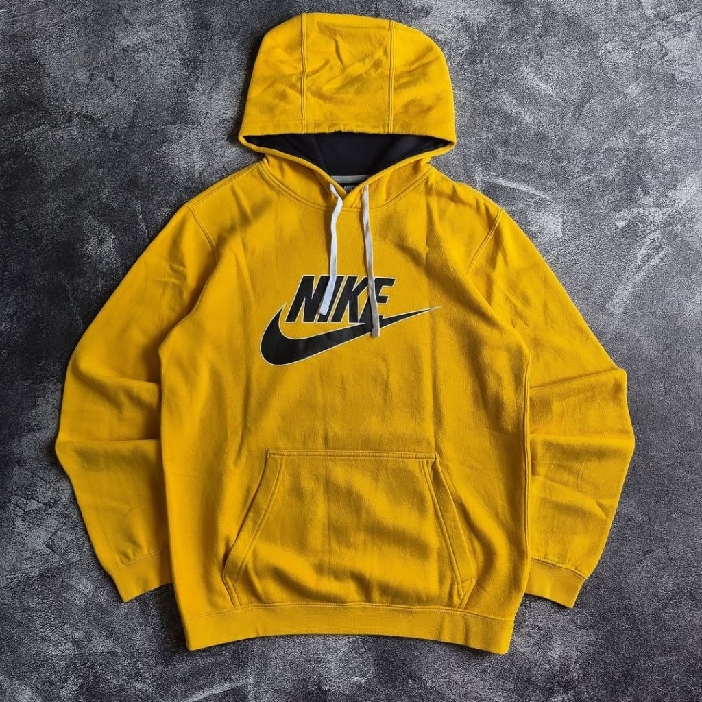 PRELOVED HOODIE NIKE FLEECE YELLOW