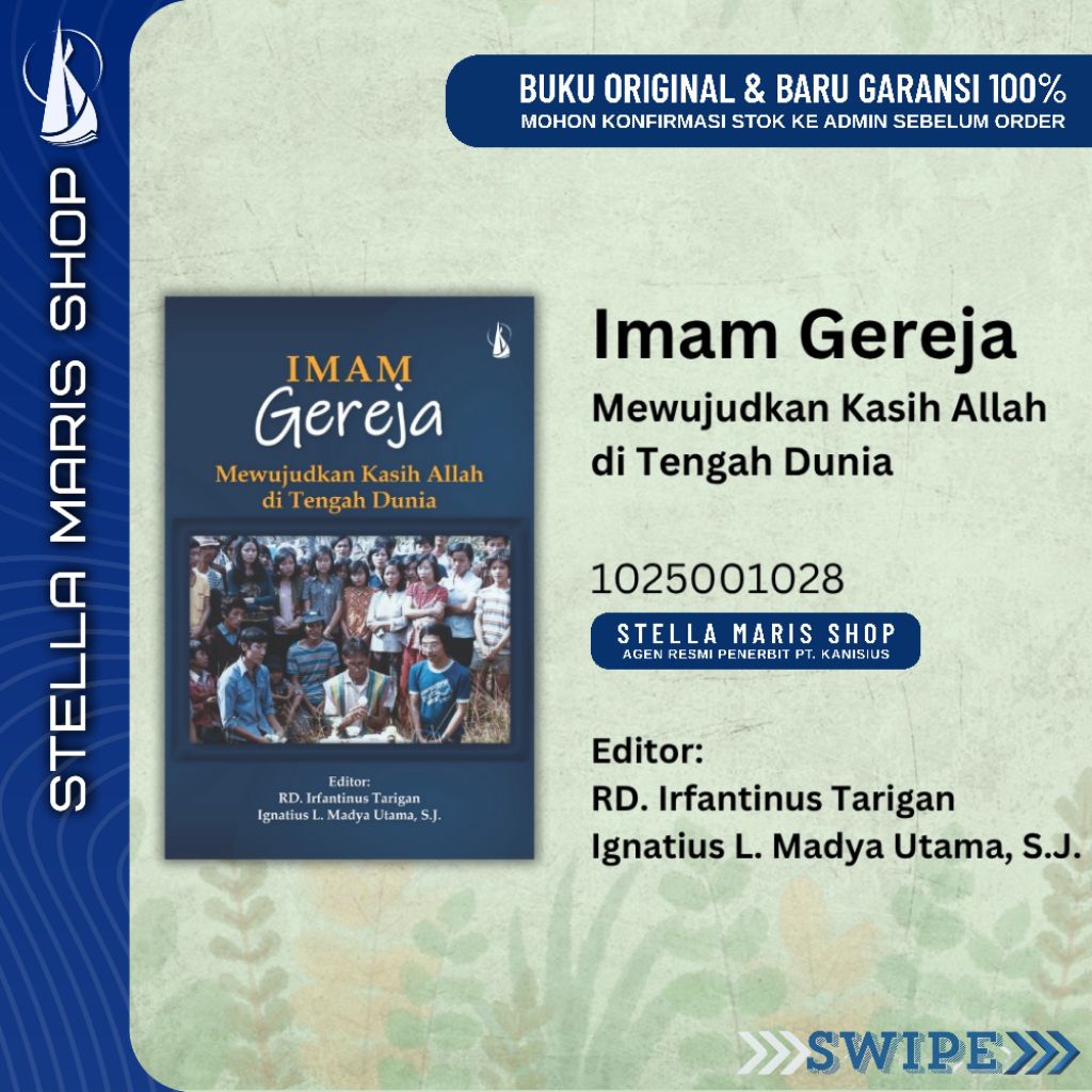 IMAM GEREJA Mewujudkan Kasih Allah di Tengah Dunia - Irfantinus Tarigan & Madya Utama SJ Buku Kanisi