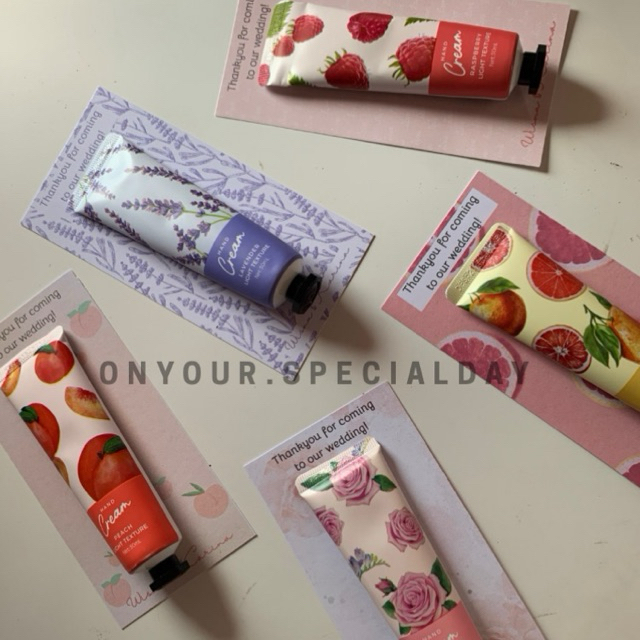 Souvenir Hand Cream – Custom Wedding & Event Gift