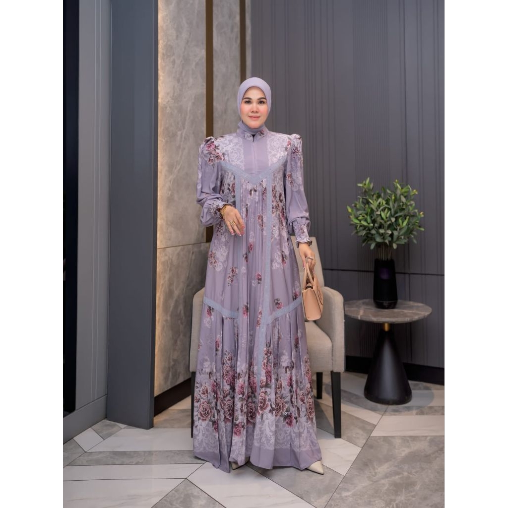 Gamis wanita premium // gamis kekinian / gamis Bazigha series