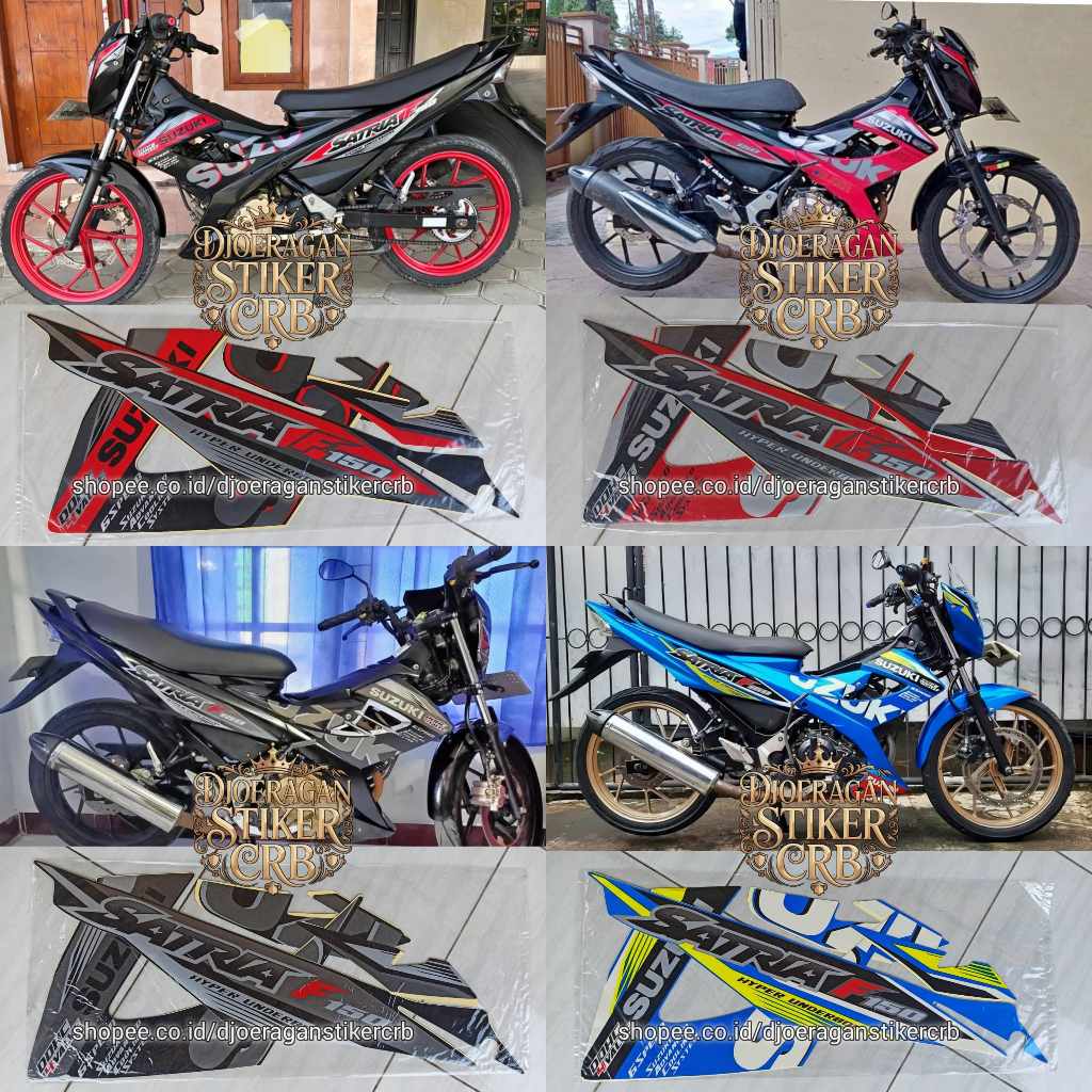 Stiker Striping Suzuki Satria Fu F150 2015 Facelift, Striping Satria 2015, Stiker Fu Facelift 2015