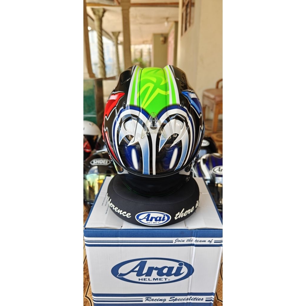 Arai RX7 RR4 Nakano Green (jdm)