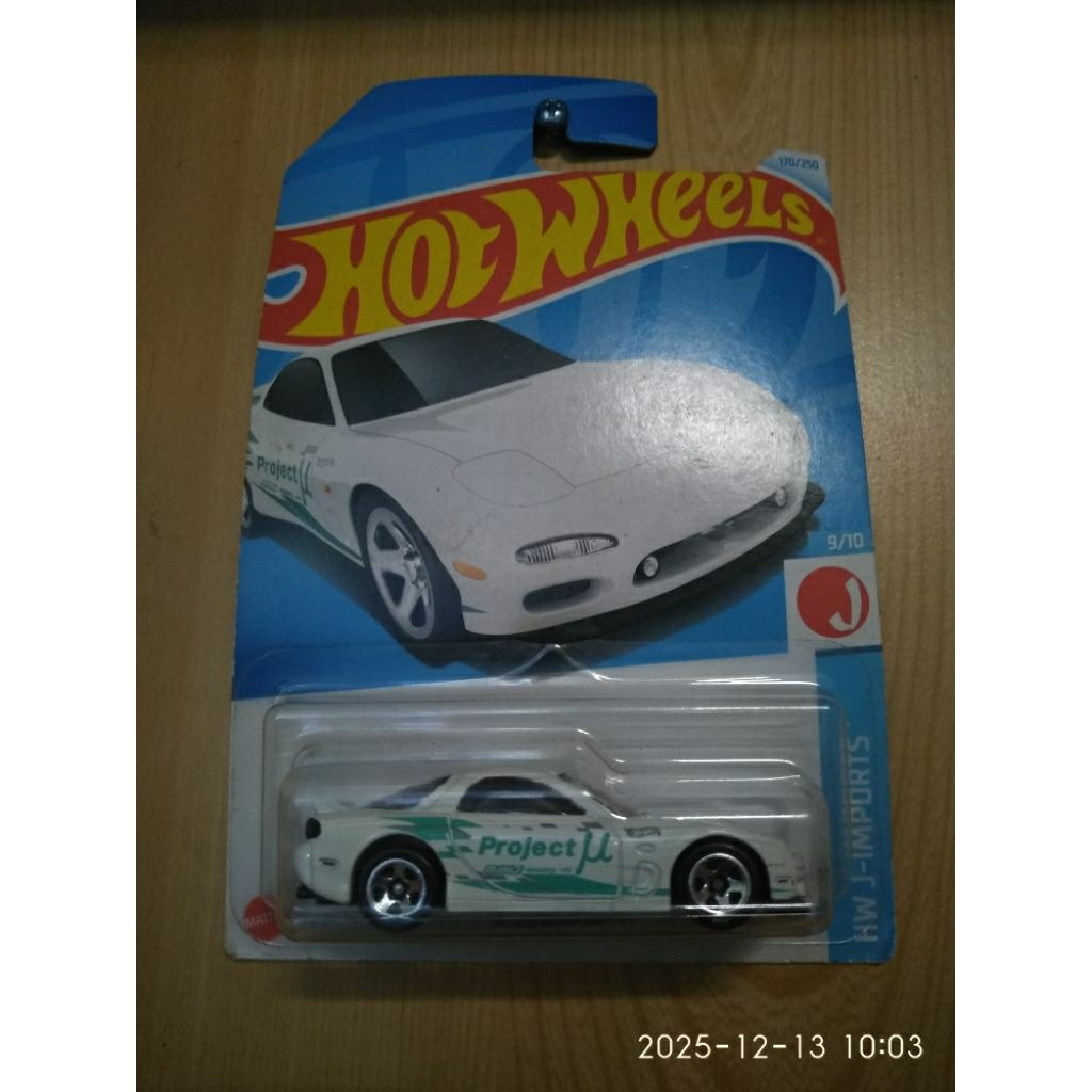 HOTWHEELS 95 MAZDA RX-7 " PUTIH