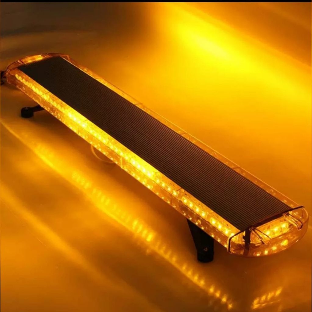 lampu light bar slim led 120cm 24V kuning