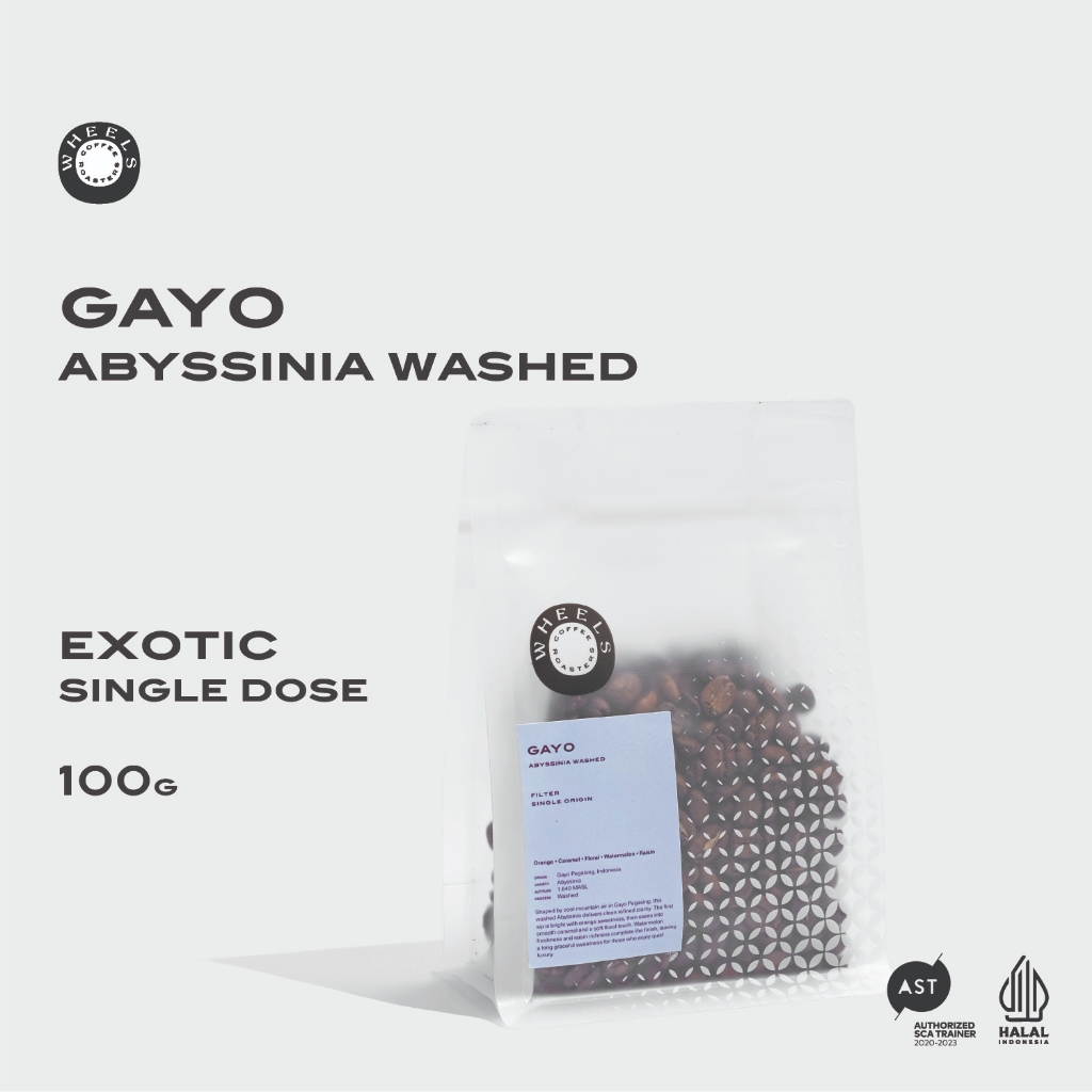 Gayo Abyssinia Washed Single Origin Filter Specialty Wheels Coffee Roasters